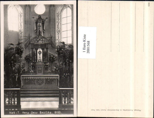 2001568,Hall i. Tirol Herz Jesu Basilika Kirche Innenansicht