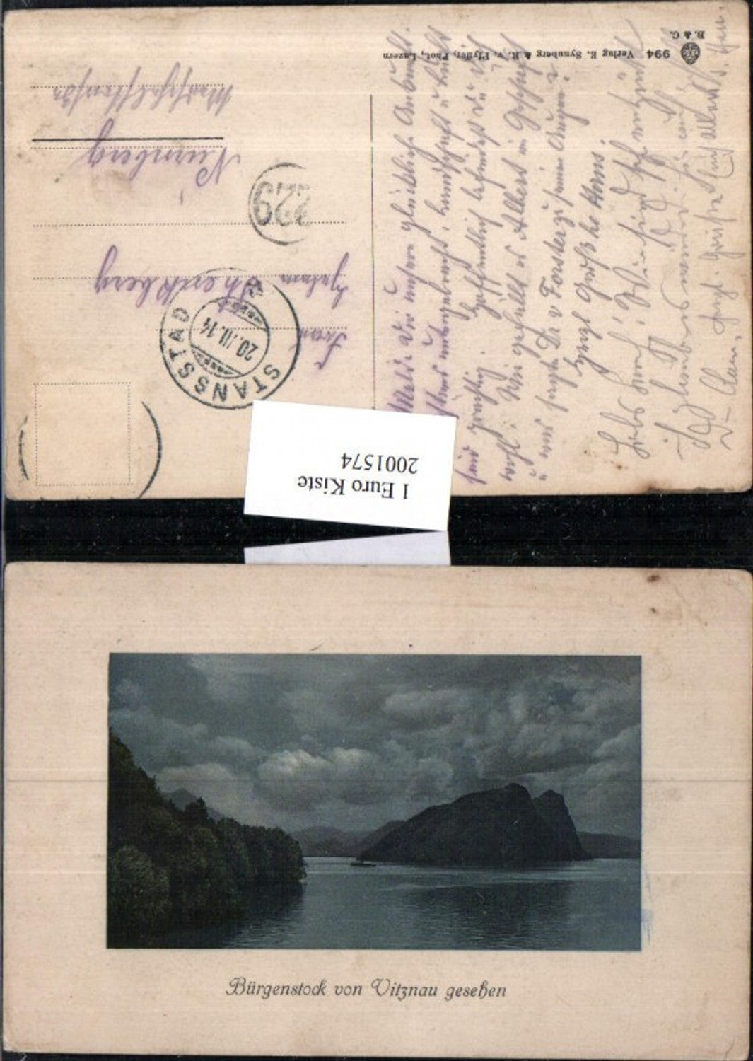 2001574,Bürgenstock von Vitznau gesehen