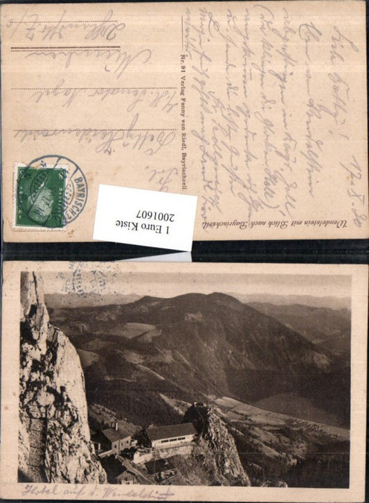 2001607,Wendelstein b. Brannenburg Bayern m. Blick nach Bayrischzell