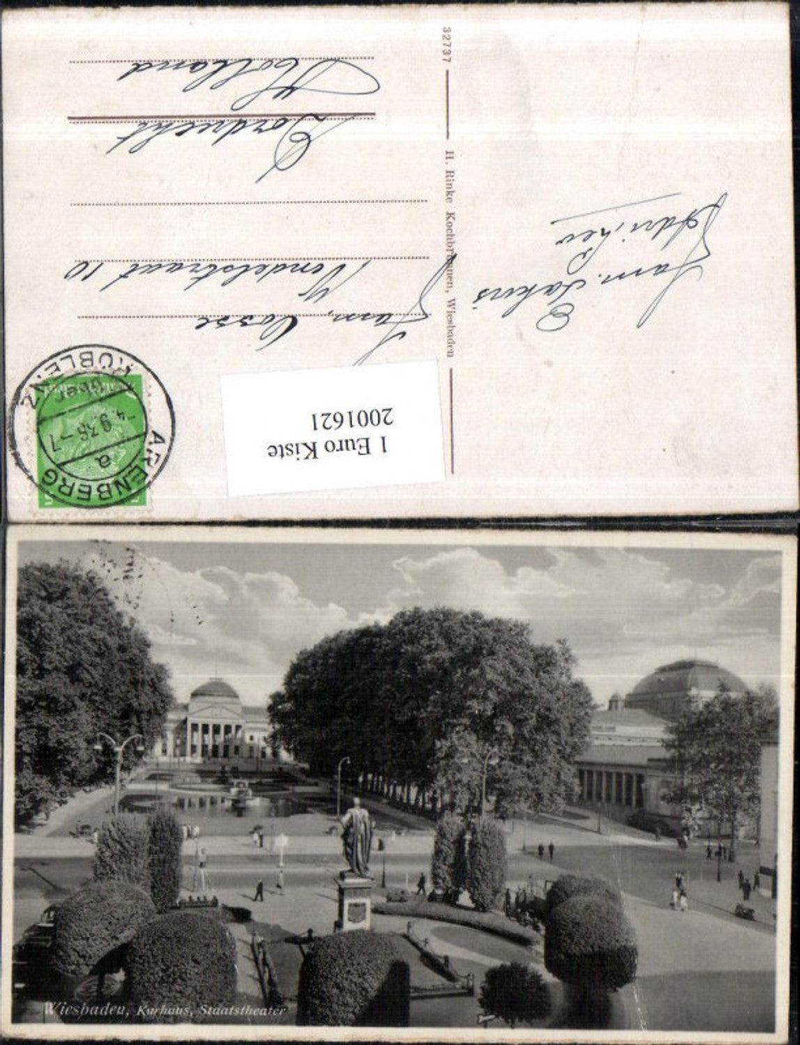 2001621,Wiesbaden Kurhaus Staatstheater Theater Denkmal