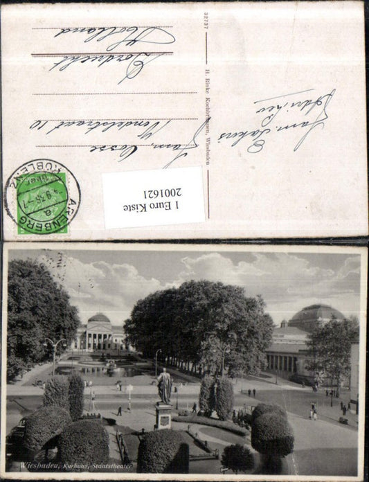 2001621,Wiesbaden Kurhaus Staatstheater Theater Denkmal