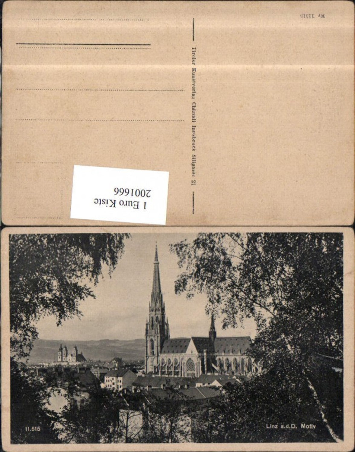 2001666,Linz a. d. Donau Motiv Kirche Dom