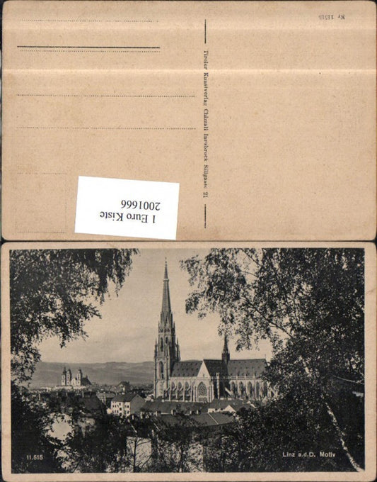 2001666,Linz a. d. Donau Motiv Kirche Dom
