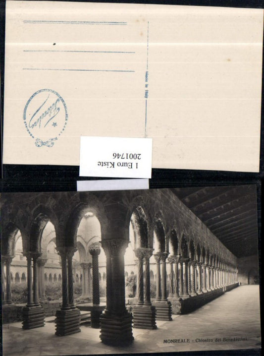 2001746,Monreale Chiostro die Benedittini Arkaden