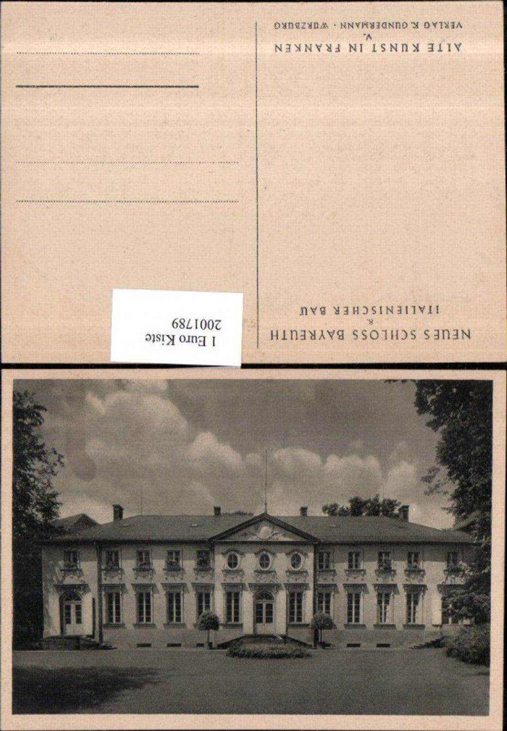 2001789,Neues Schloss Bayreuth Italienischer Bau