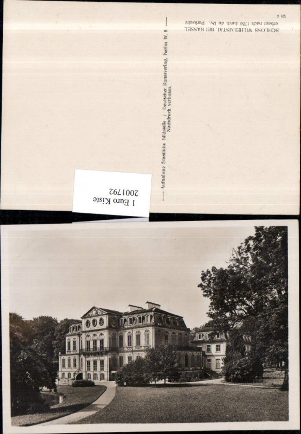 2001792,Schloss Wilhelmstal b. Kassel