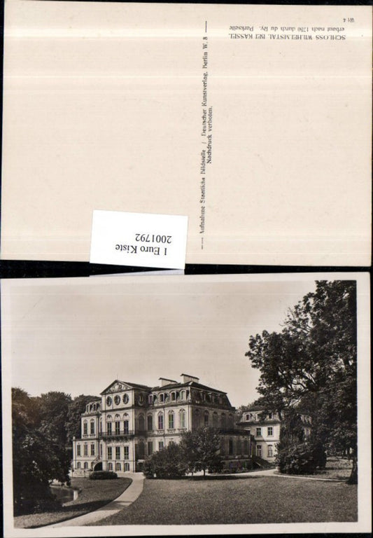 2001792,Schloss Wilhelmstal b. Kassel