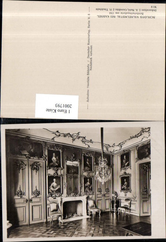 2001793,Schloss Wilhelmstal b. Kassel Schönheitsgalerie Innenansicht