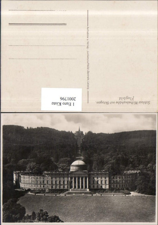 2001796,Schloss Wilhelmshöhe m. Oktogon Fliegeraufnahme