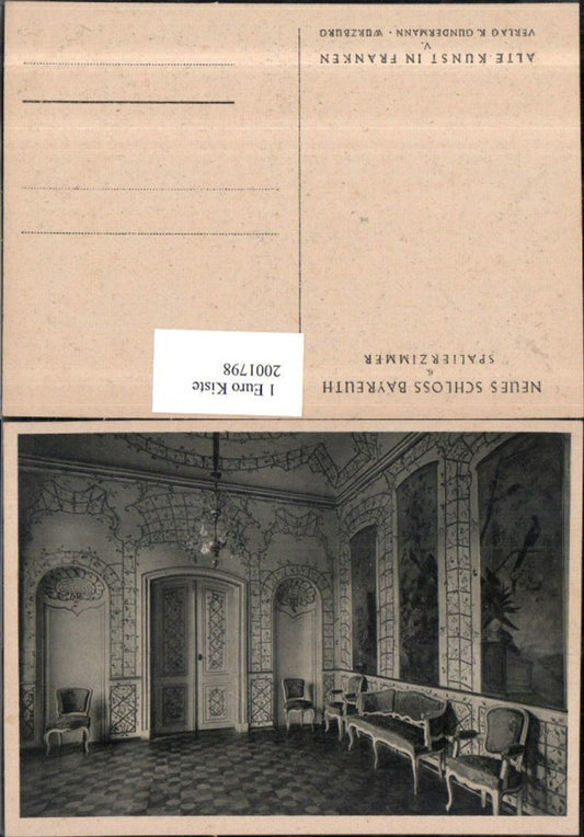 2001798,Neues Schloss Bayreuth Spalierzimmer Innenansicht