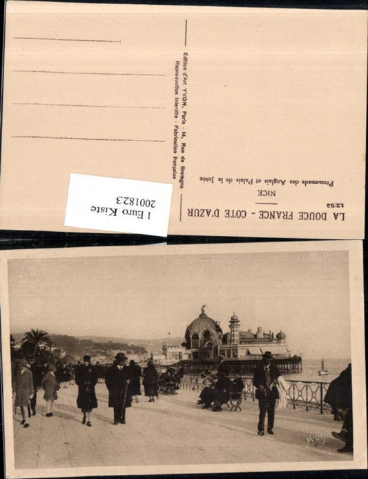 2001823,La Douce France Cote d'Azur Nice Promenade des Anglais et Palais de la Jetee