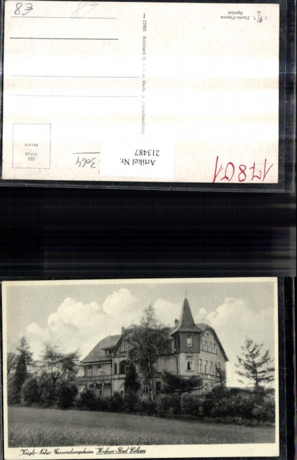 213487,Bad Eilsen Voigts Natur Gesundungsheim Heefsen