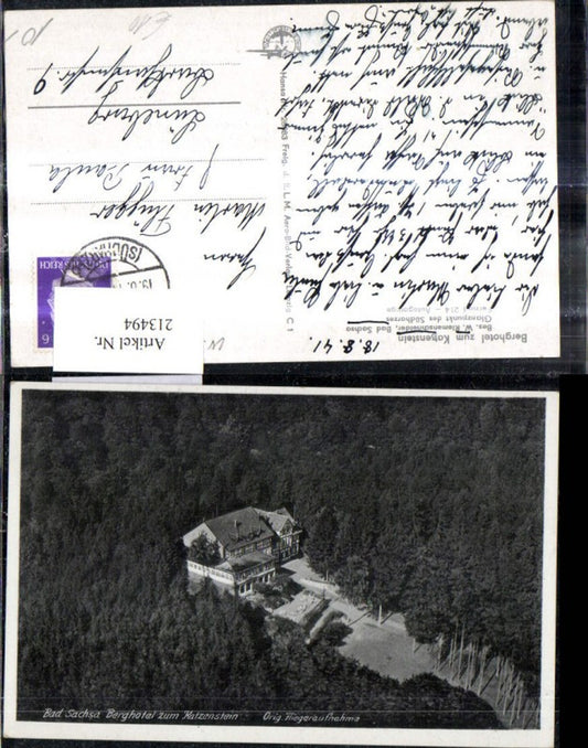 213494,Bad Sachsa Berghotel z. Katzenstein Fliegeraufnahme