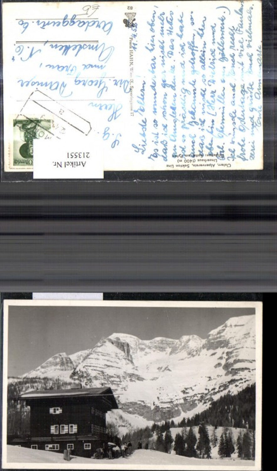 213551, Linzerhaus mountain hut, Spital am Pyhrn, winter view