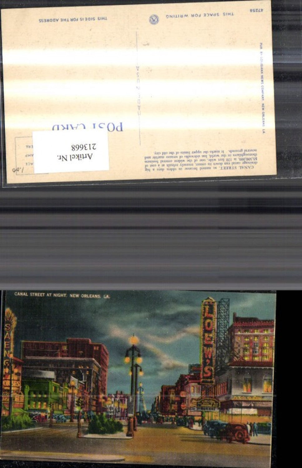 Alte Ansichtskarte – Old Postcard