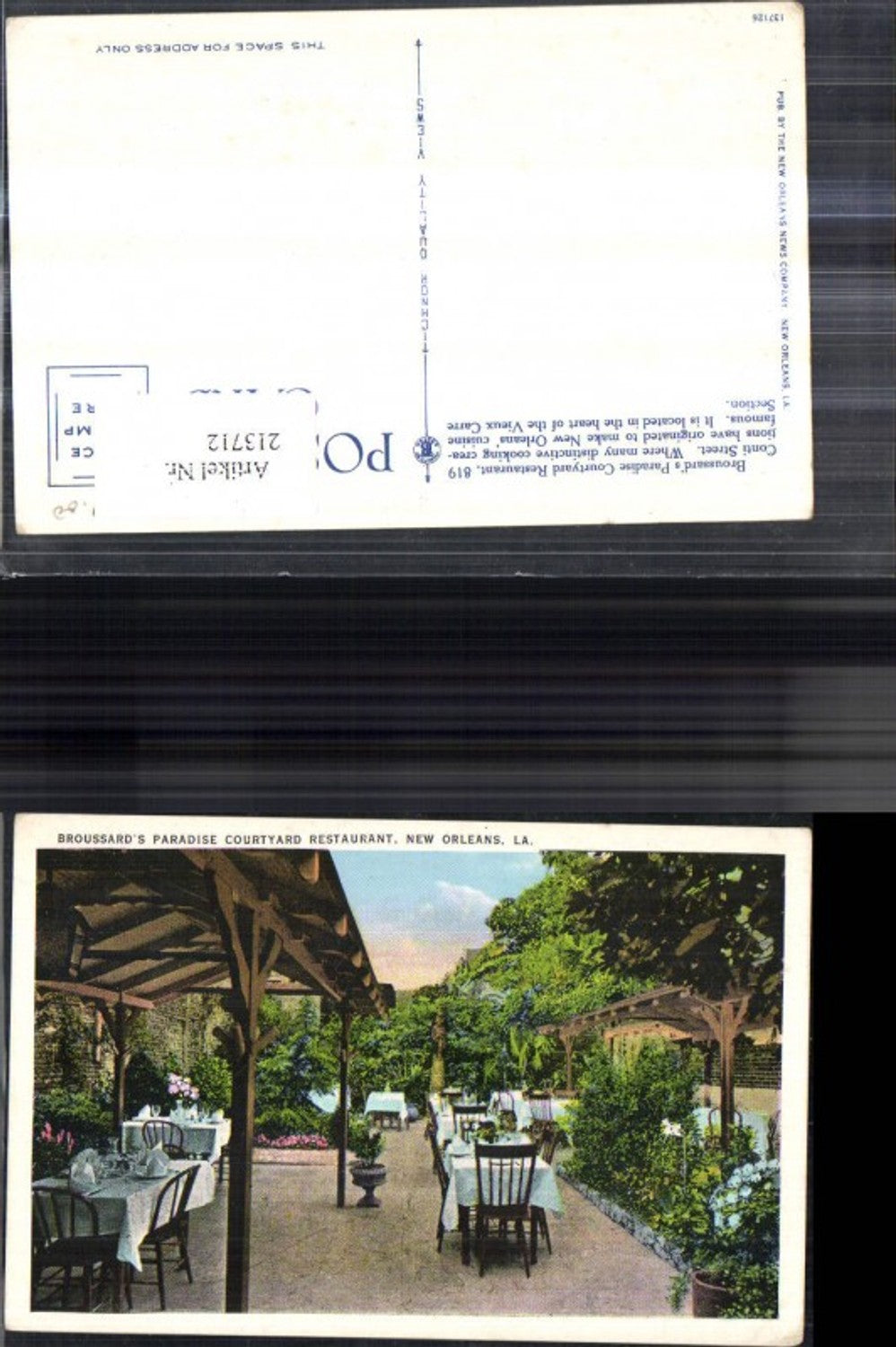Alte Ansichtskarte – Old Postcard