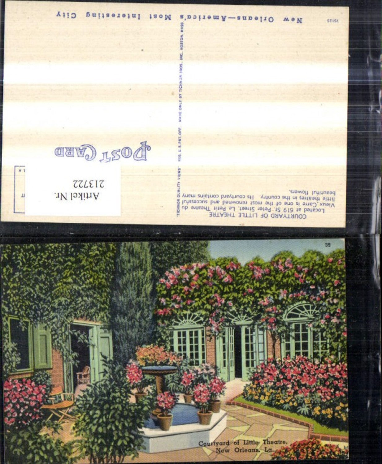 Alte Ansichtskarte – Old Postcard