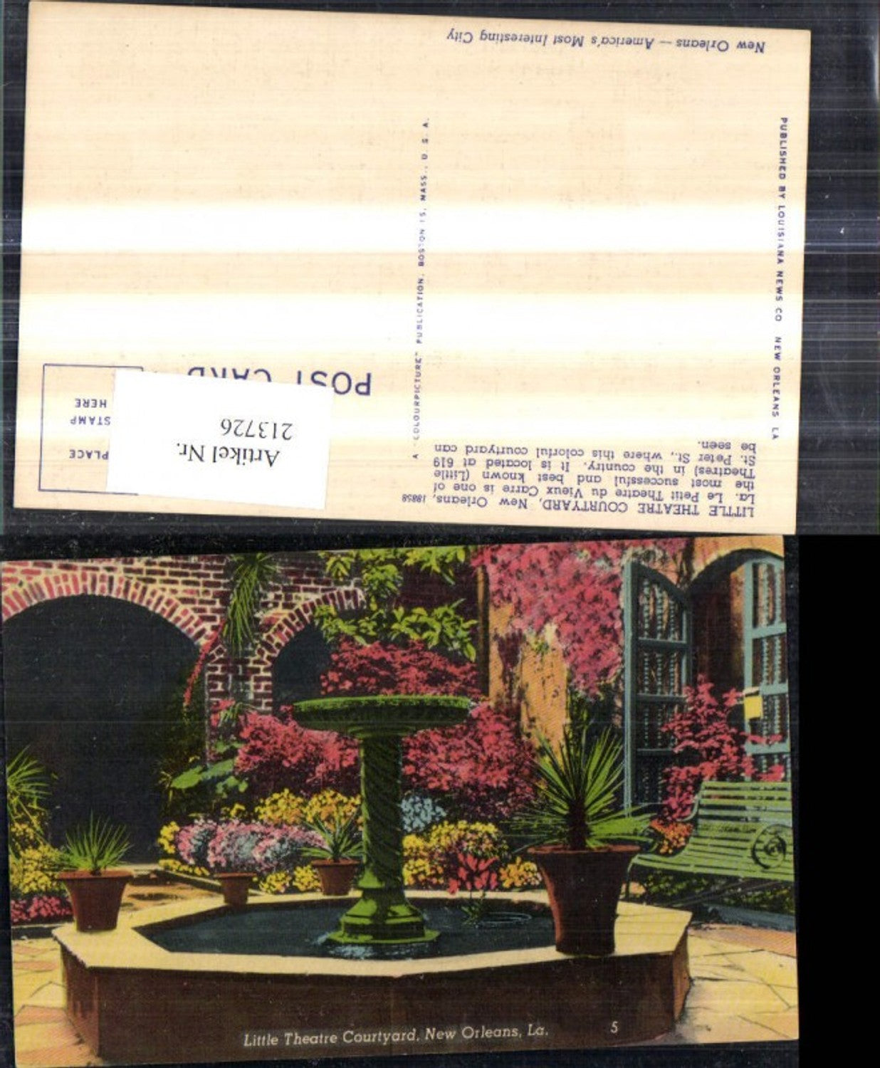 Alte Ansichtskarte – Old Postcard