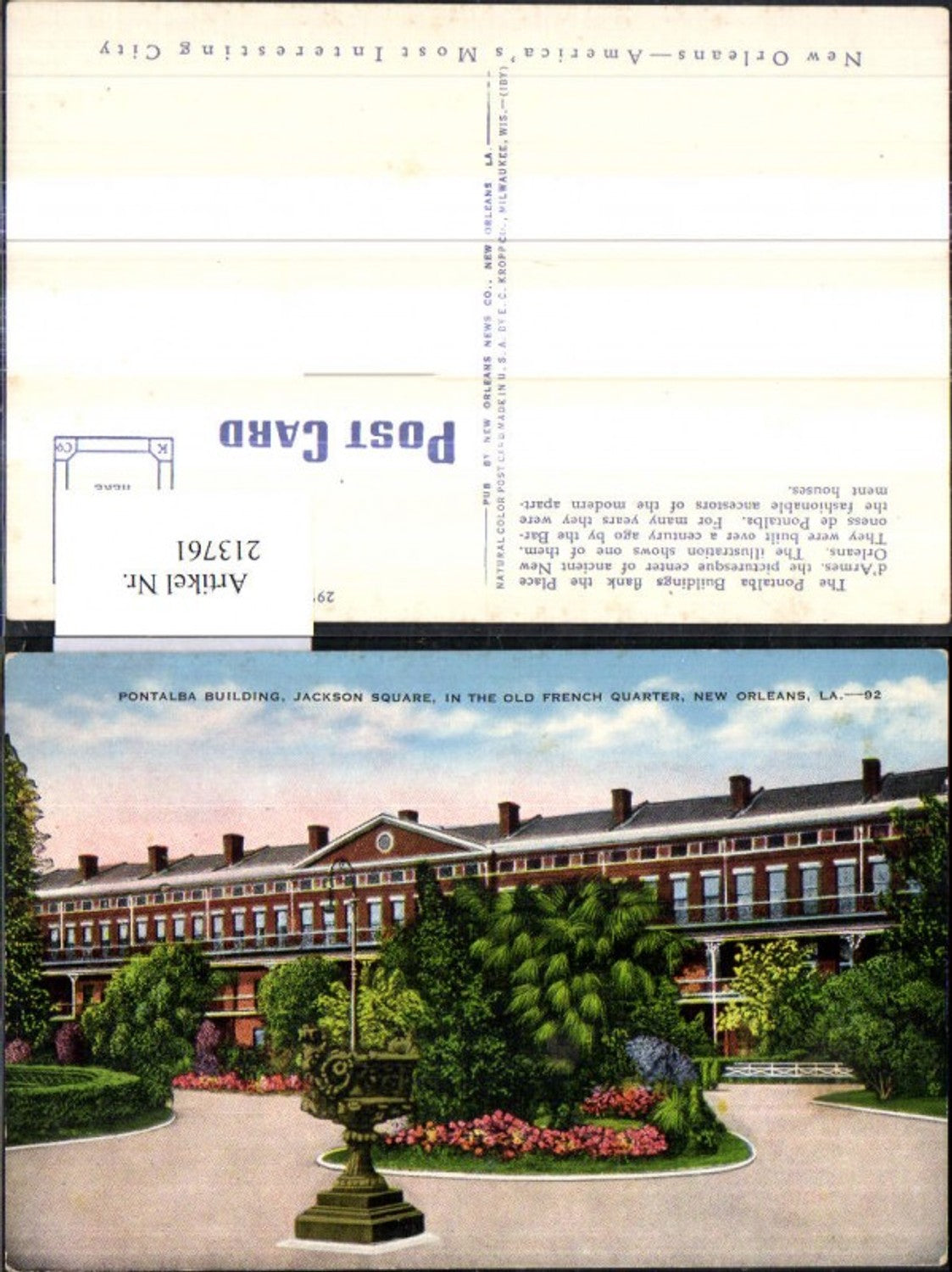 Alte Ansichtskarte – Old Postcard