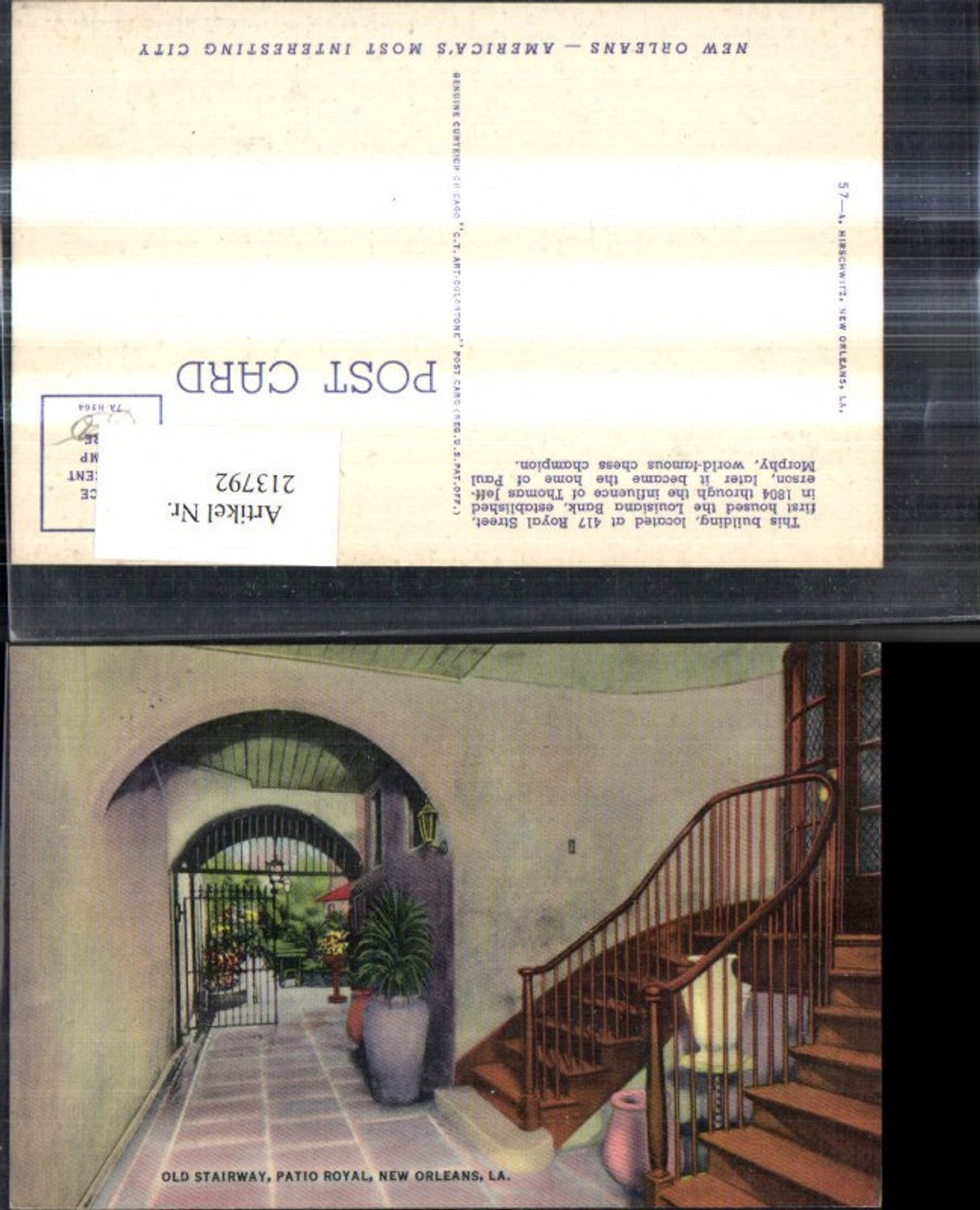 Alte Ansichtskarte – Old Postcard