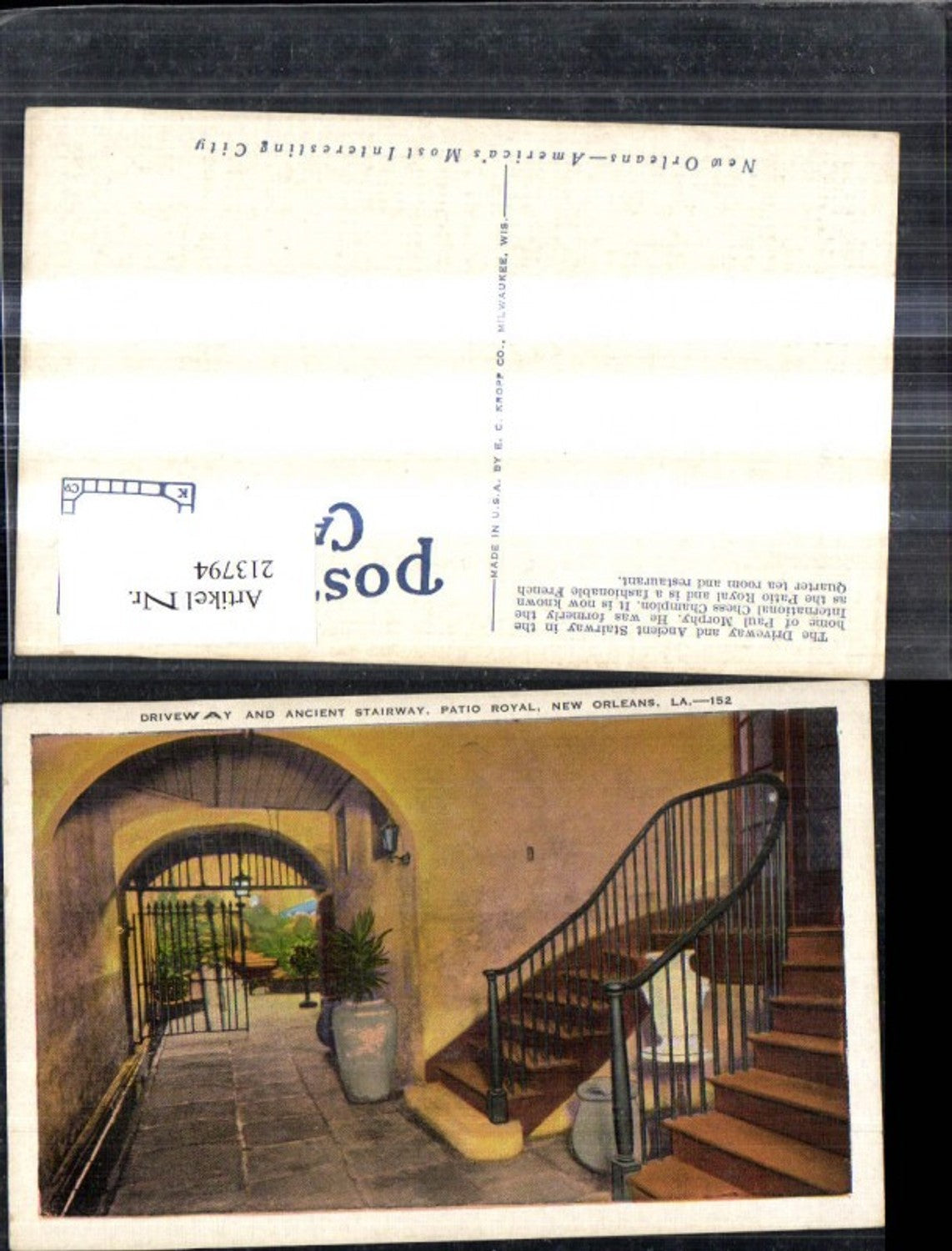 Alte Ansichtskarte – Old Postcard
