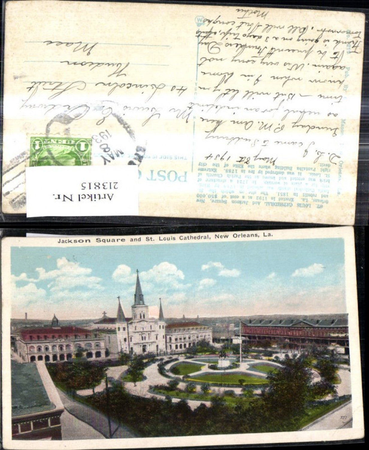 Alte Ansichtskarte – Old Postcard