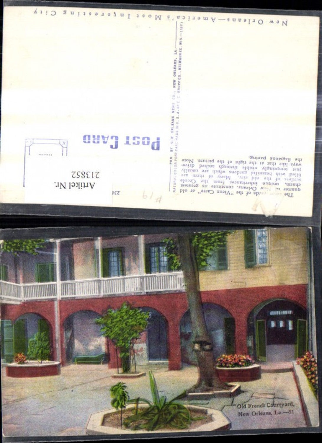 Alte Ansichtskarte – Old Postcard