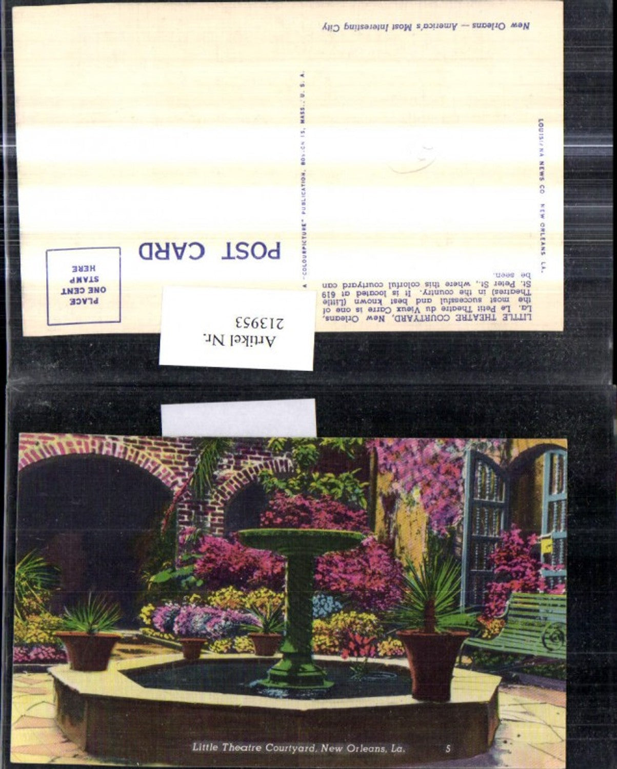 Alte Ansichtskarte – Old Postcard