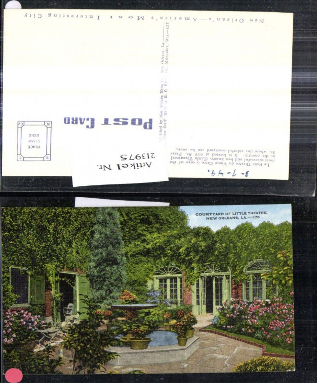 Alte Ansichtskarte – Old Postcard