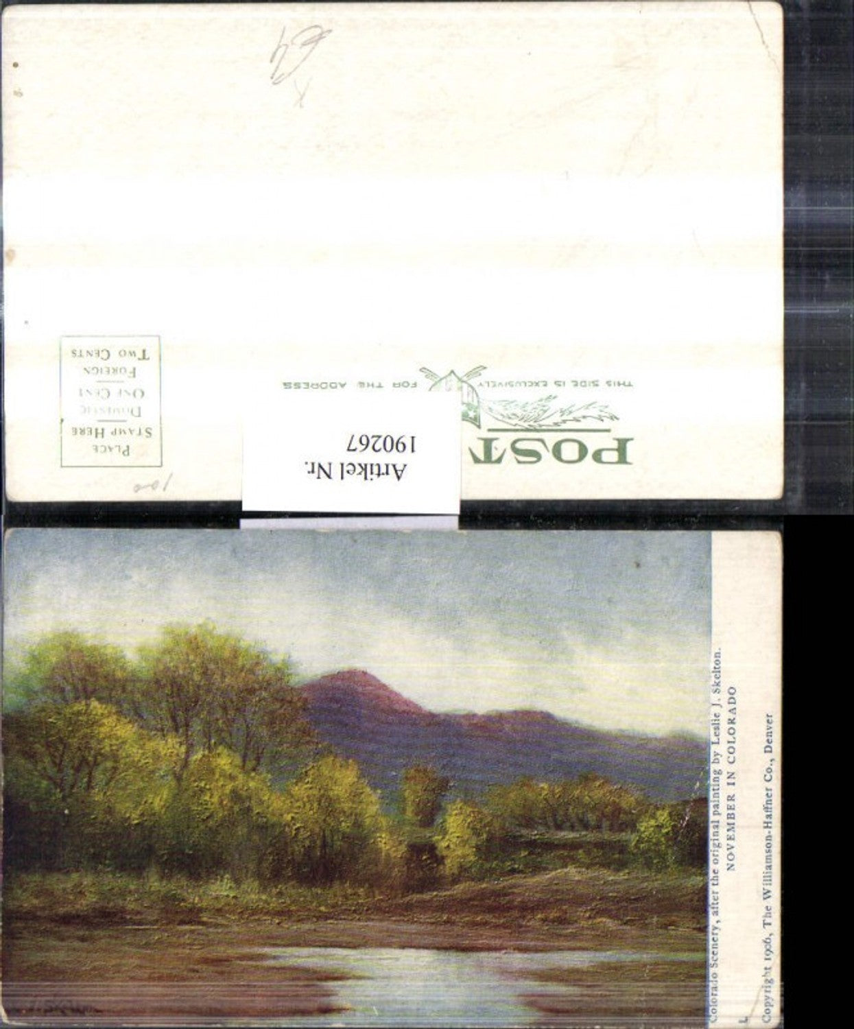 Alte Ansichtskarte – Old Postcard