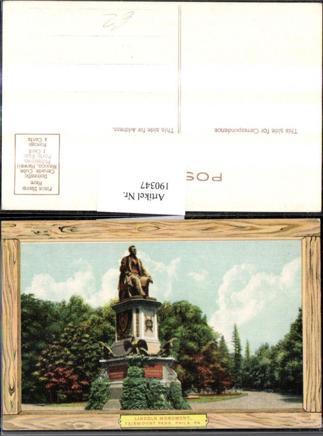 Alte Ansichtskarte – Old Postcard