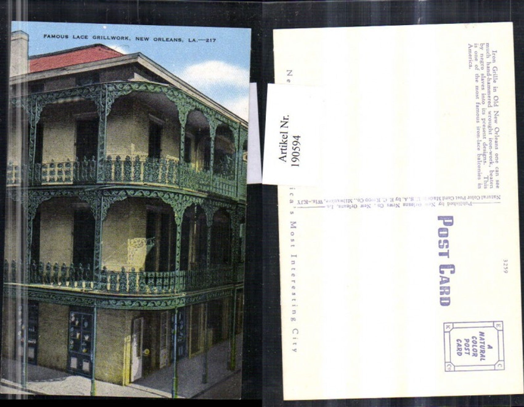 Alte Ansichtskarte – Old Postcard