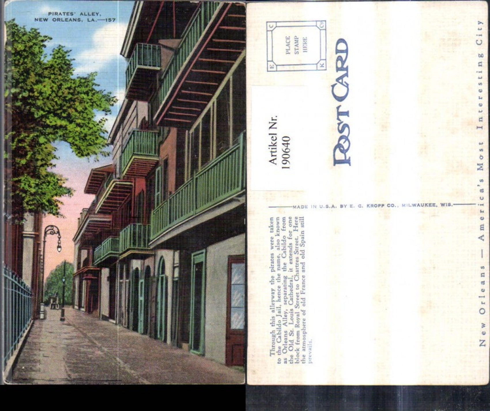 Alte Ansichtskarte – Old Postcard