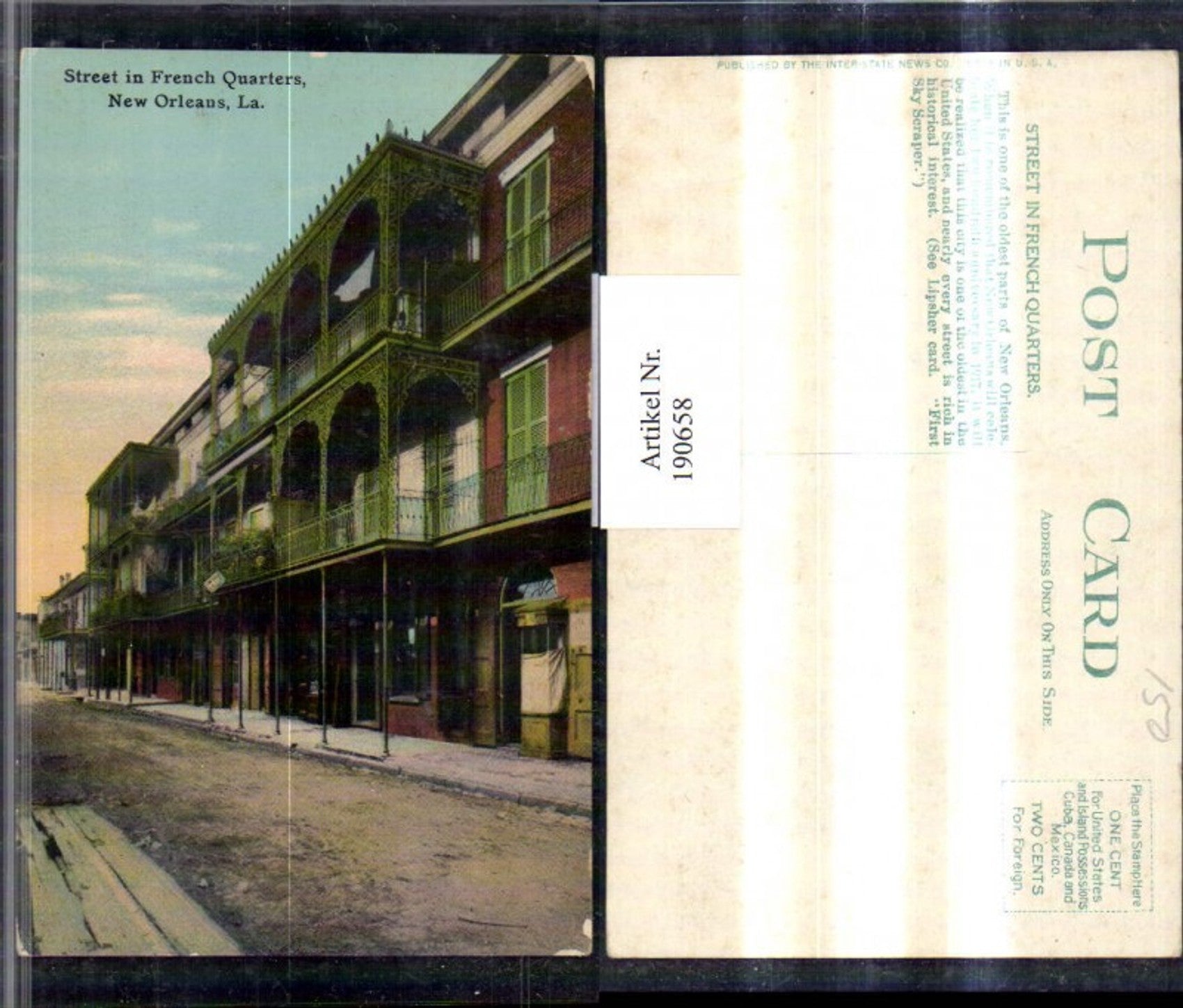 Alte Ansichtskarte – Old Postcard