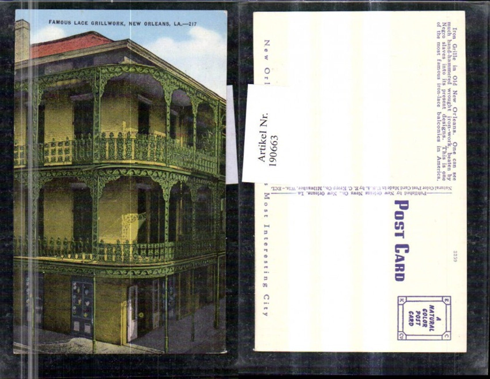 Alte Ansichtskarte – Old Postcard