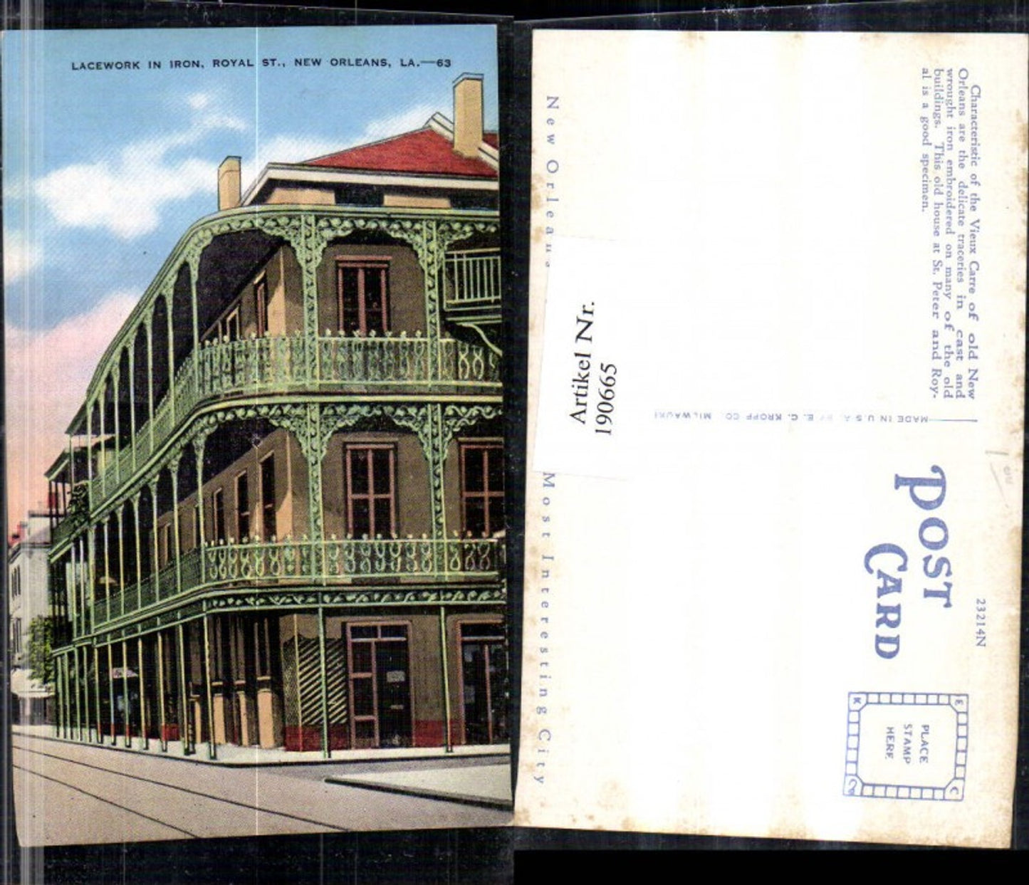 Alte Ansichtskarte – Old Postcard