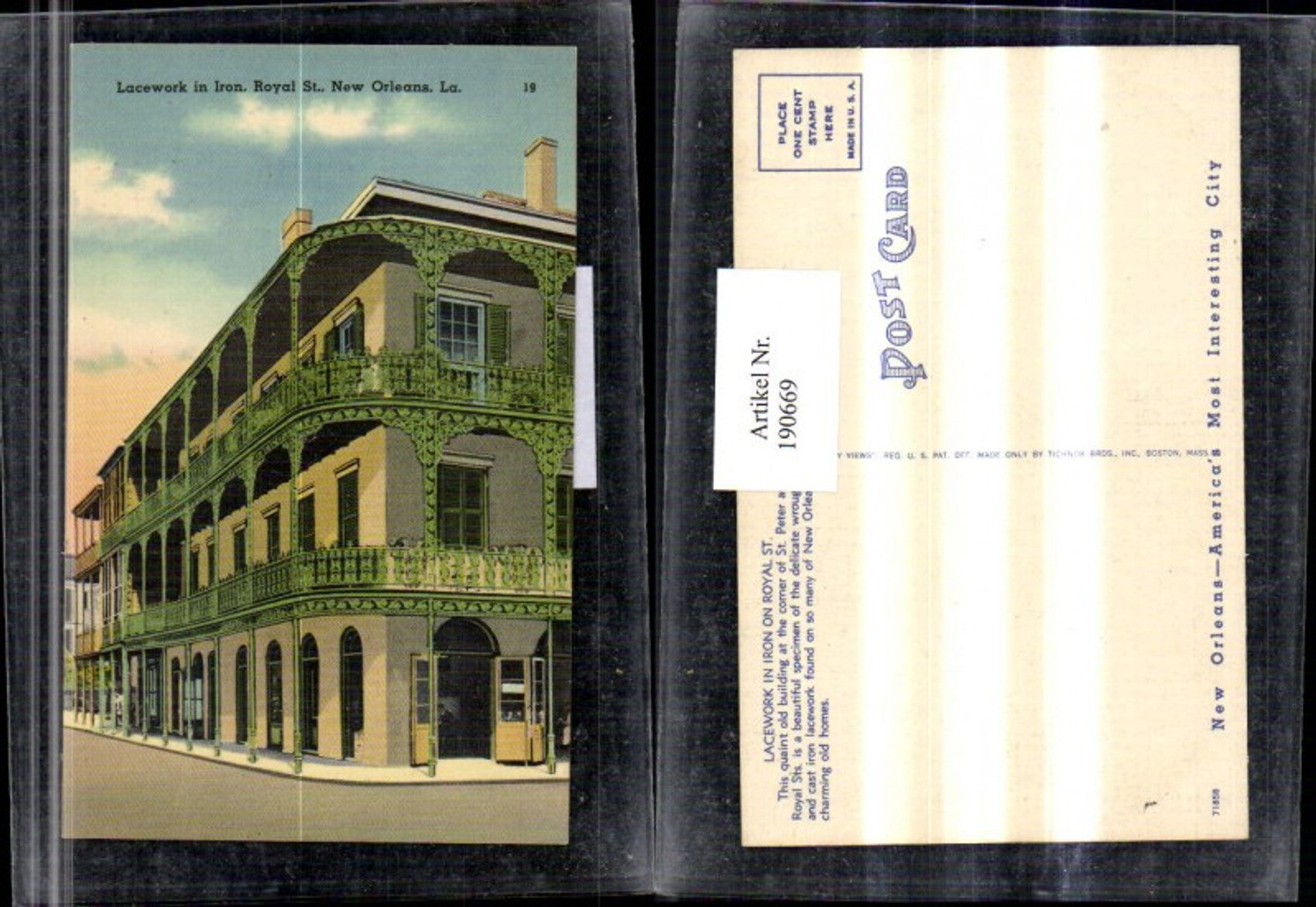 Alte Ansichtskarte – Old Postcard
