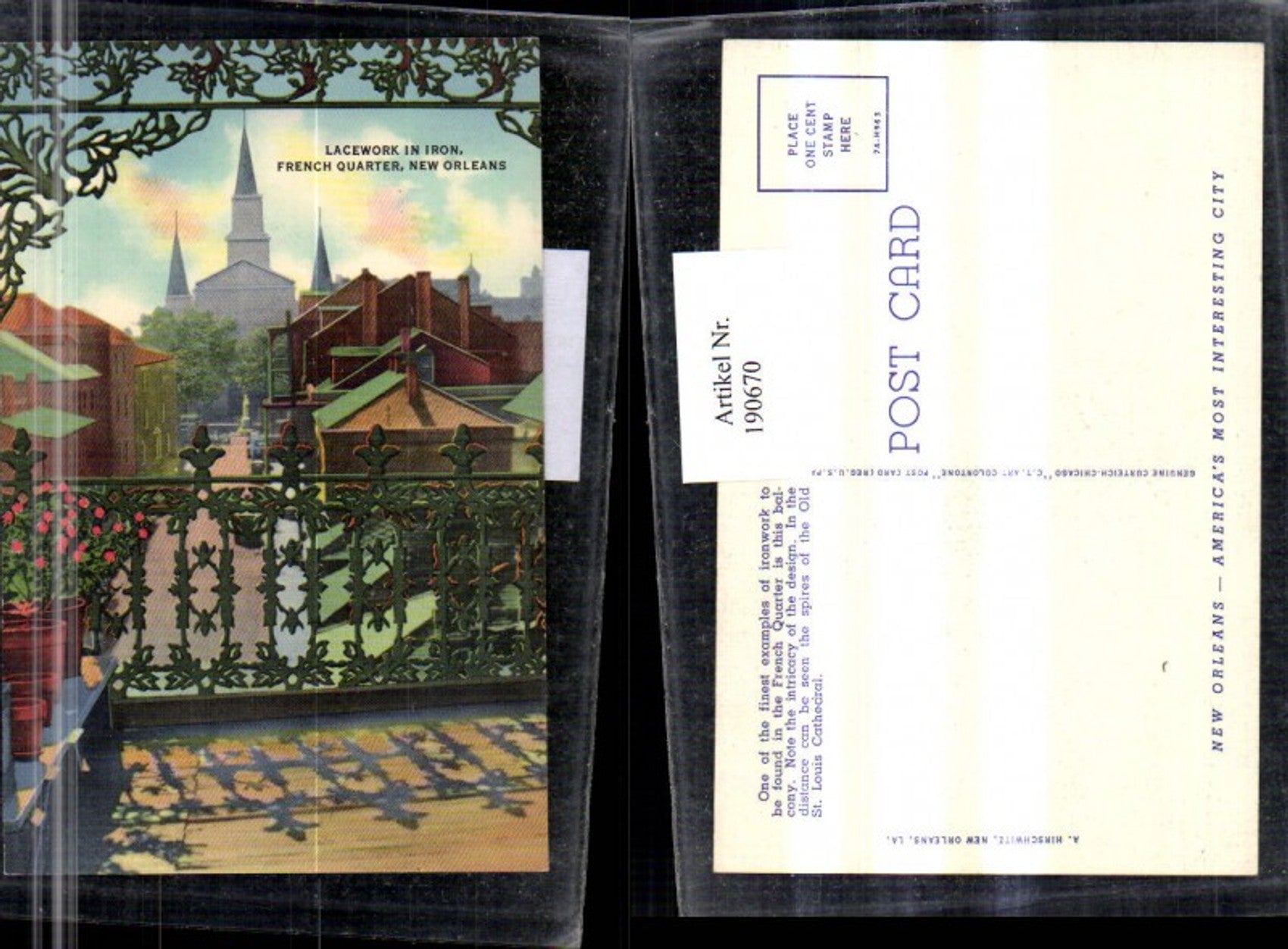 Alte Ansichtskarte – Old Postcard