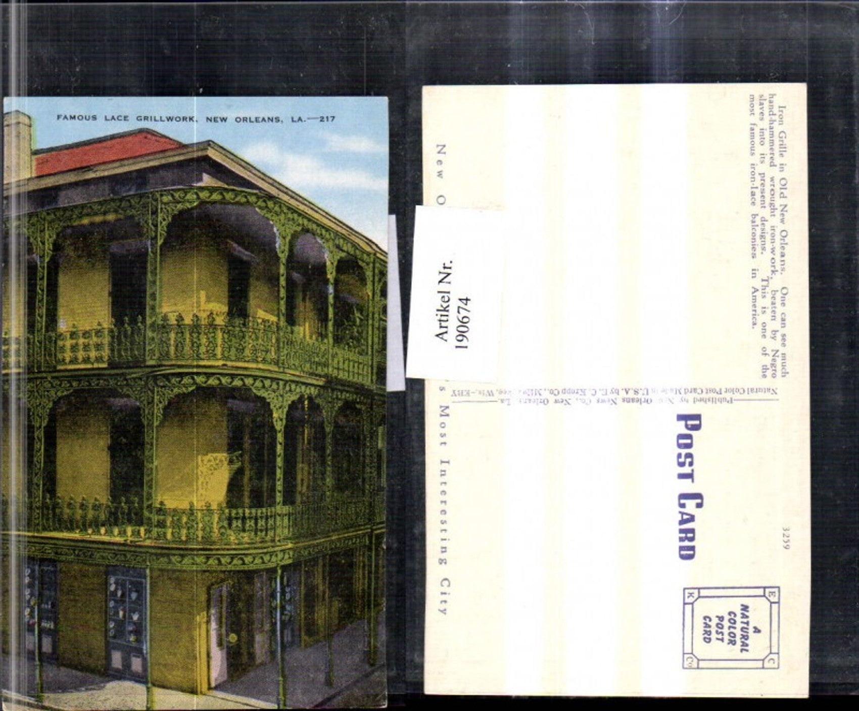 Alte Ansichtskarte – Old Postcard