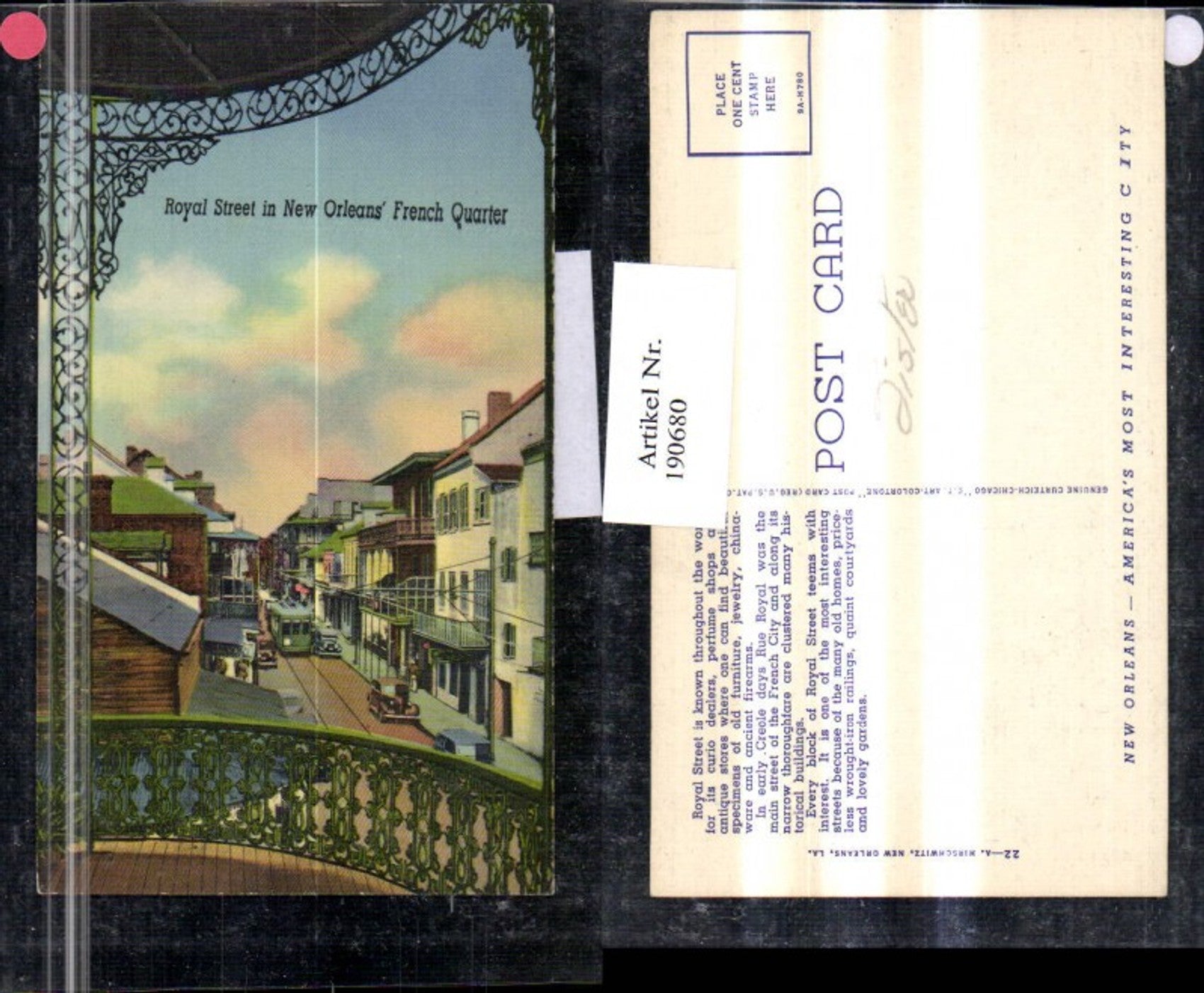 Alte Ansichtskarte – Old Postcard