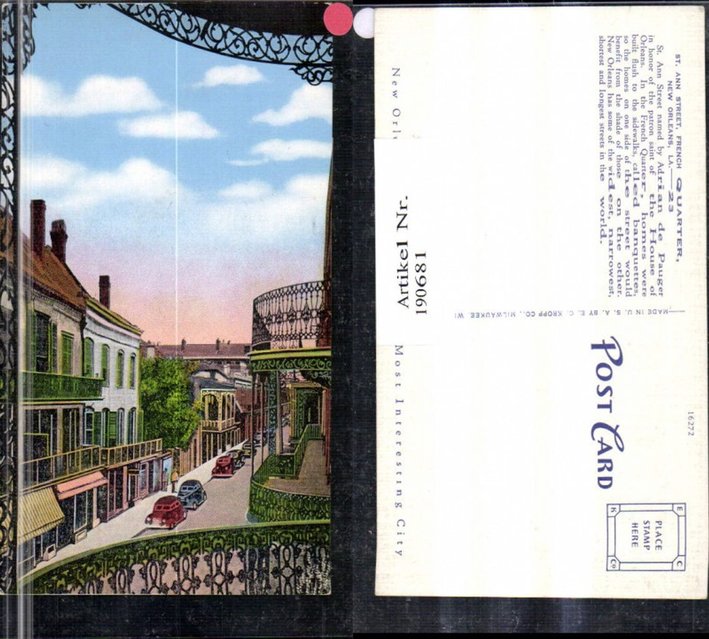 Alte Ansichtskarte – Old Postcard