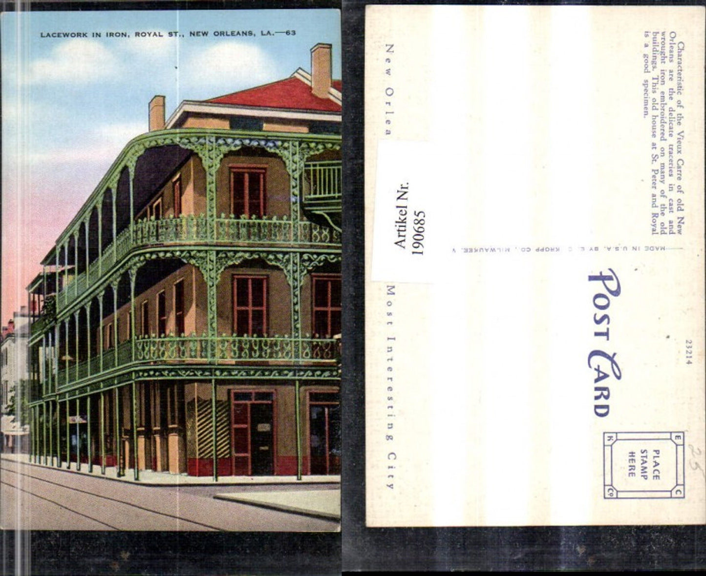Alte Ansichtskarte – Old Postcard
