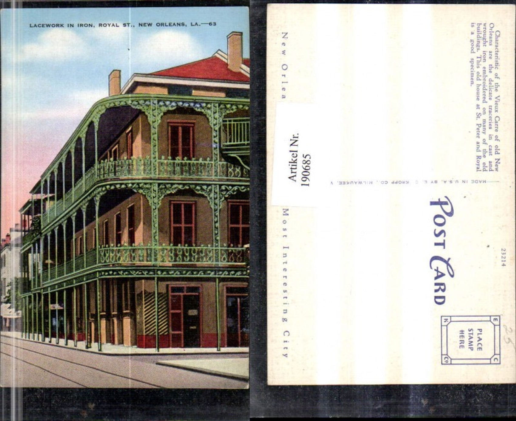 Alte Ansichtskarte – Old Postcard