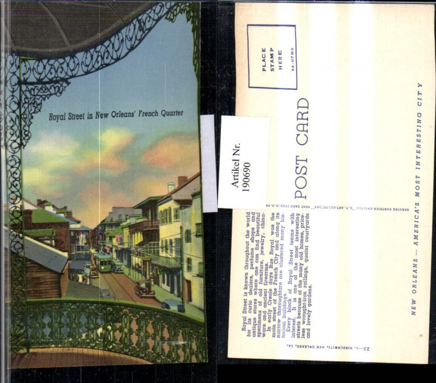 Alte Ansichtskarte – Old Postcard