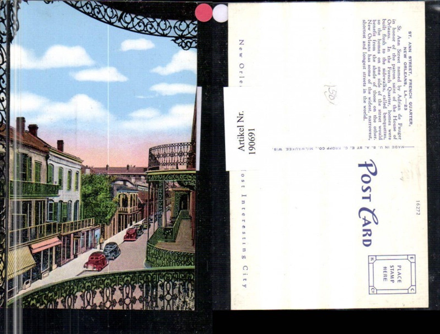 Alte Ansichtskarte – Old Postcard