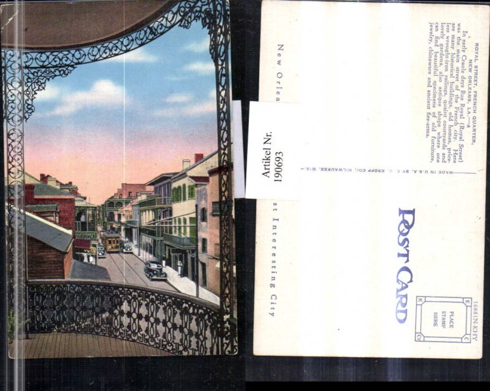 Alte Ansichtskarte – Old Postcard