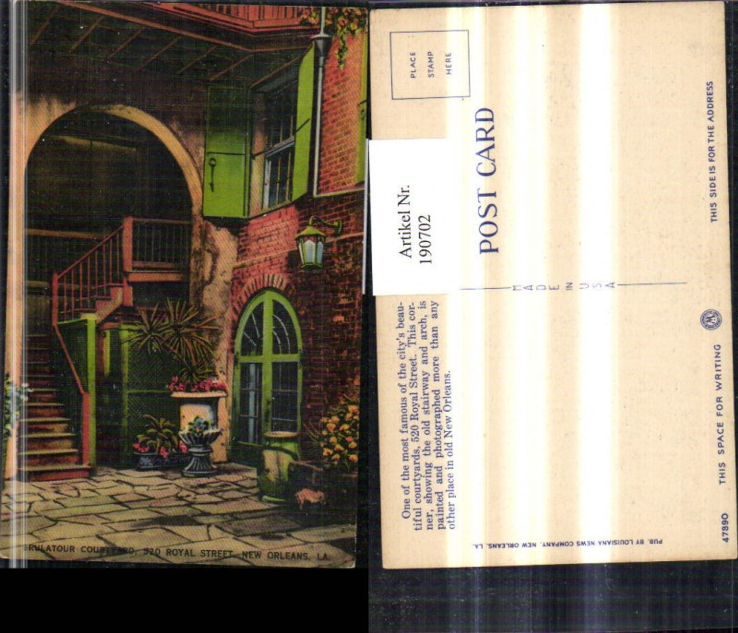 Alte Ansichtskarte – Old Postcard