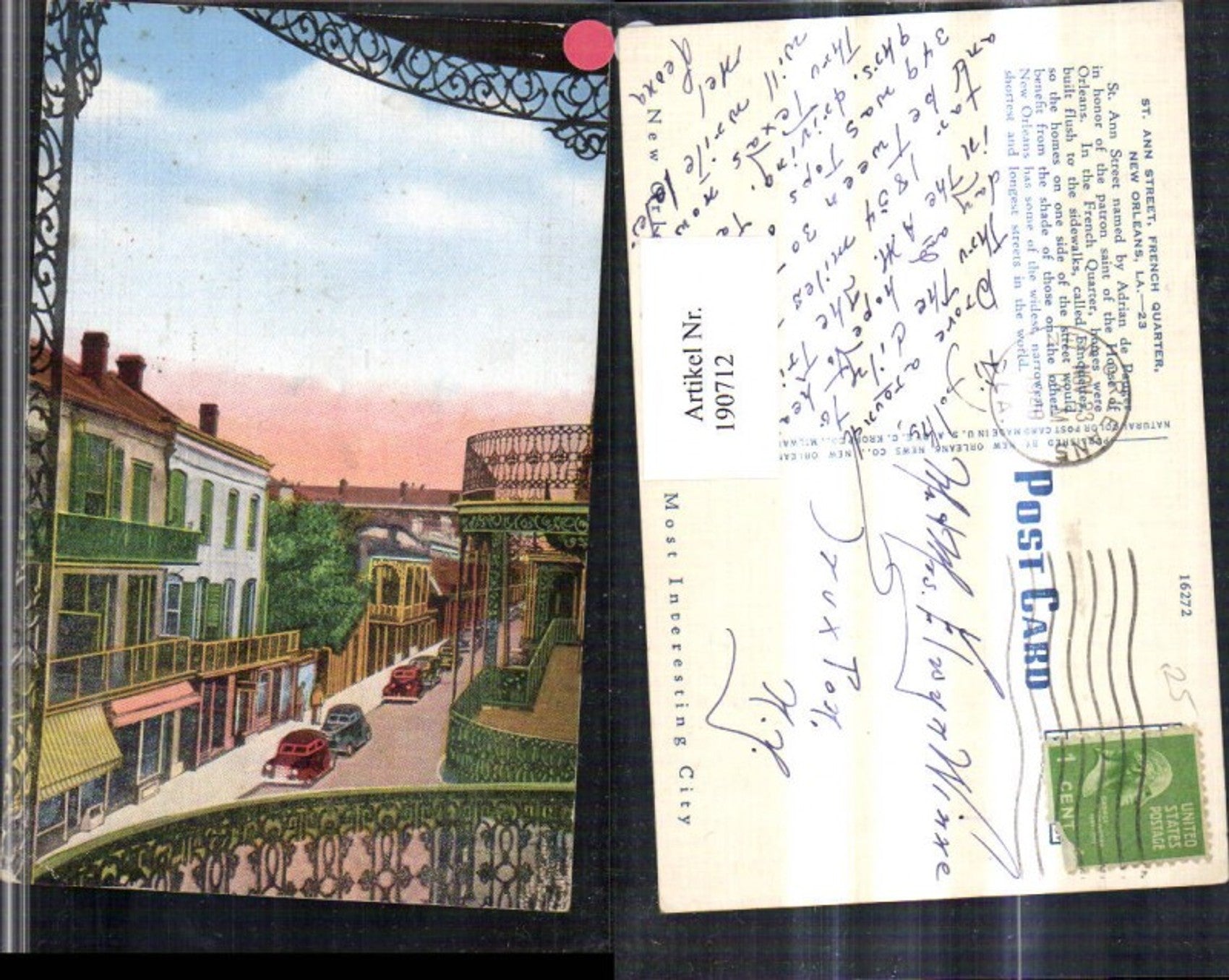 Alte Ansichtskarte – Old Postcard