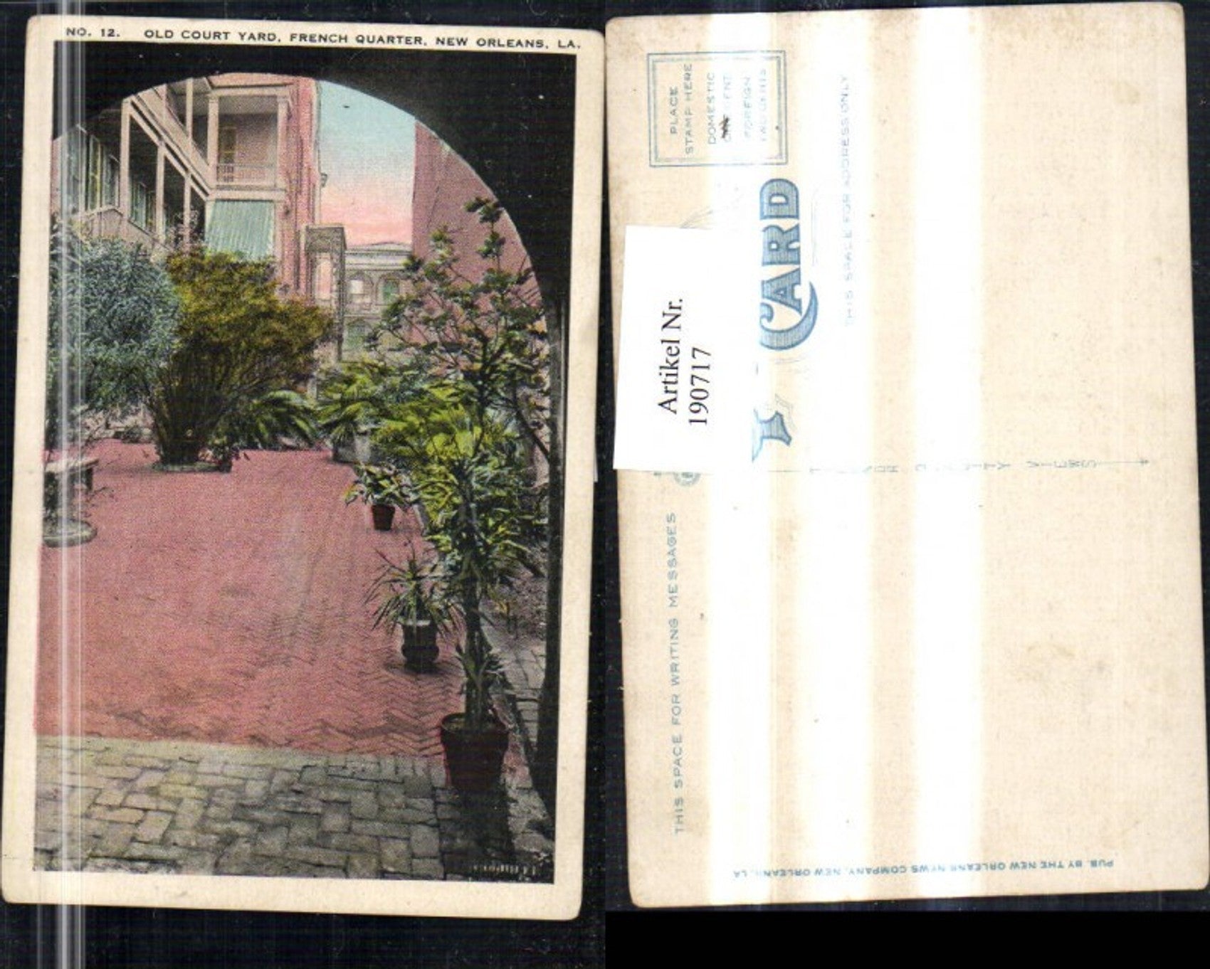 Alte Ansichtskarte – Old Postcard