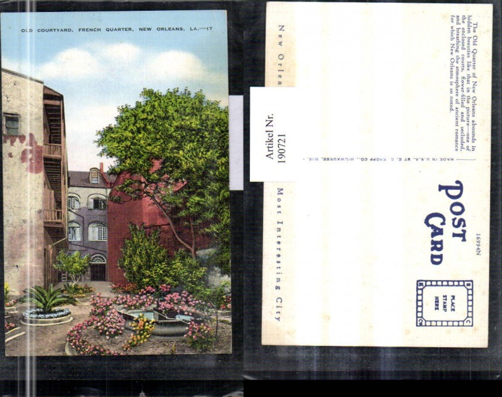 Alte Ansichtskarte – Old Postcard